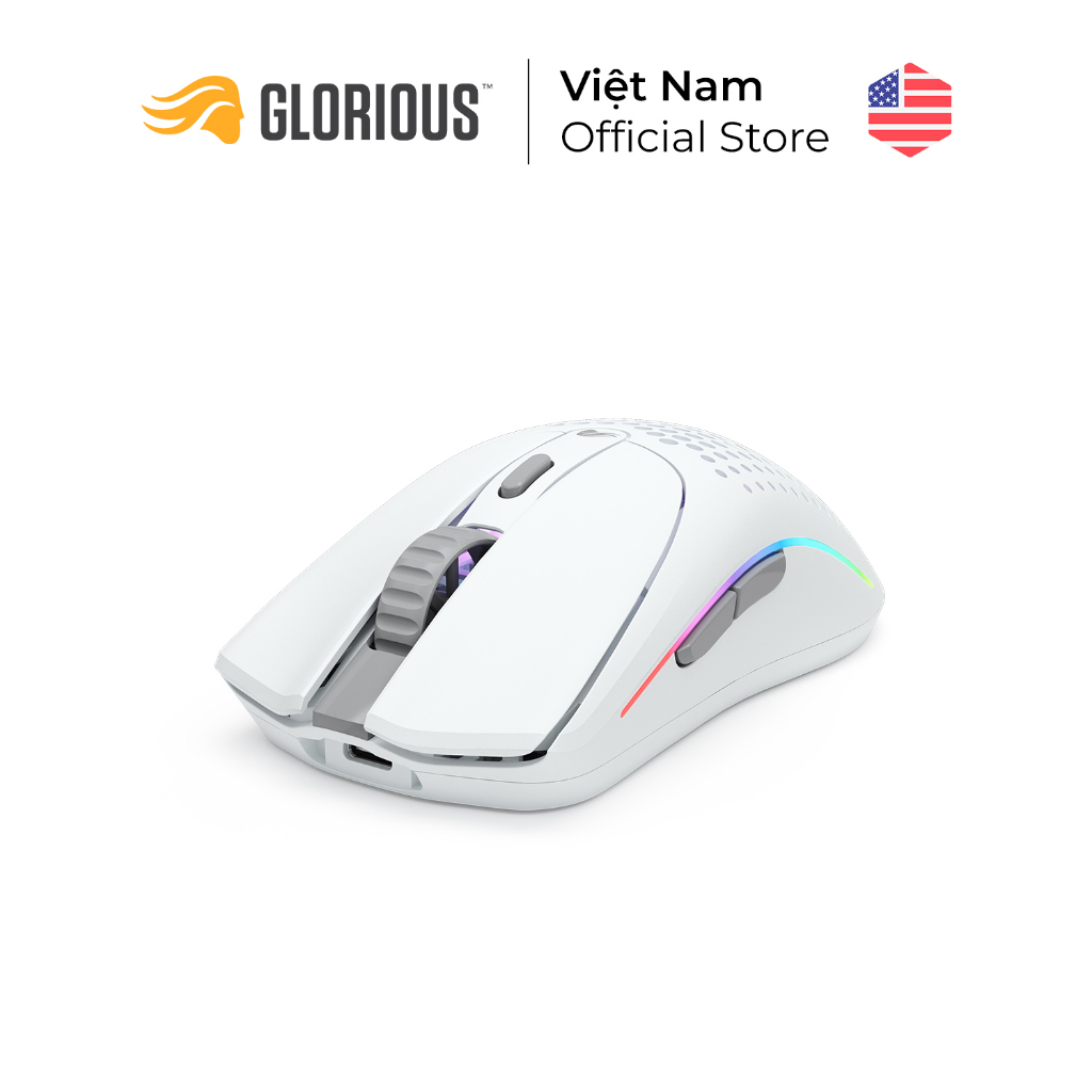 Chuột không dây siêu nhẹ Glorious Model O 2 Wireless | Matte - Hàng chính hãng