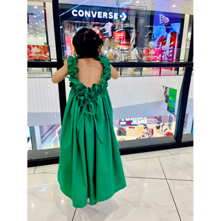 đầm hở lưng cho mẹ và bé gái ( tặng bờm)