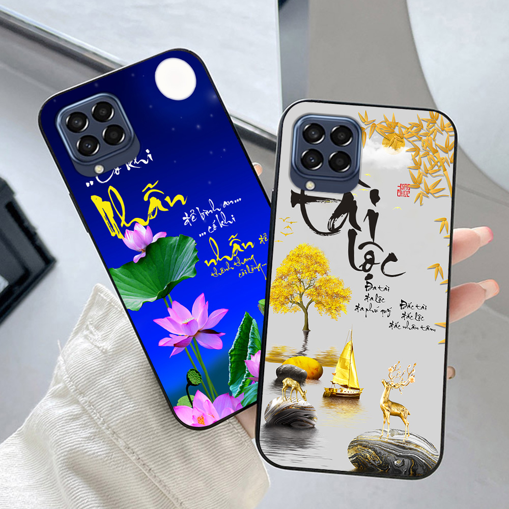 Ốp lưng Samsung m33, ss m53, ss m63, ss a12 , ss m12 thư pháp tài lộc may mắn