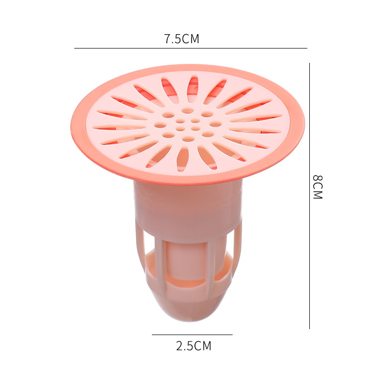 Nắp đậy cống thoát nước nhà tắm, nắp silicon ngăn mùi hôi, lọc giữ lông tóc, cặn bẩn cho cống thoát nước nhà vệ sinh