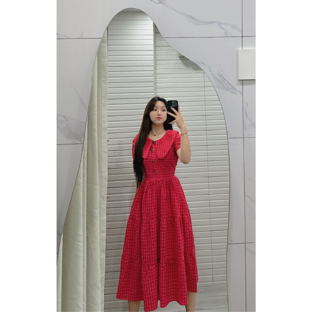 B168 - ĐẦM BABYDOLL CARO 2M