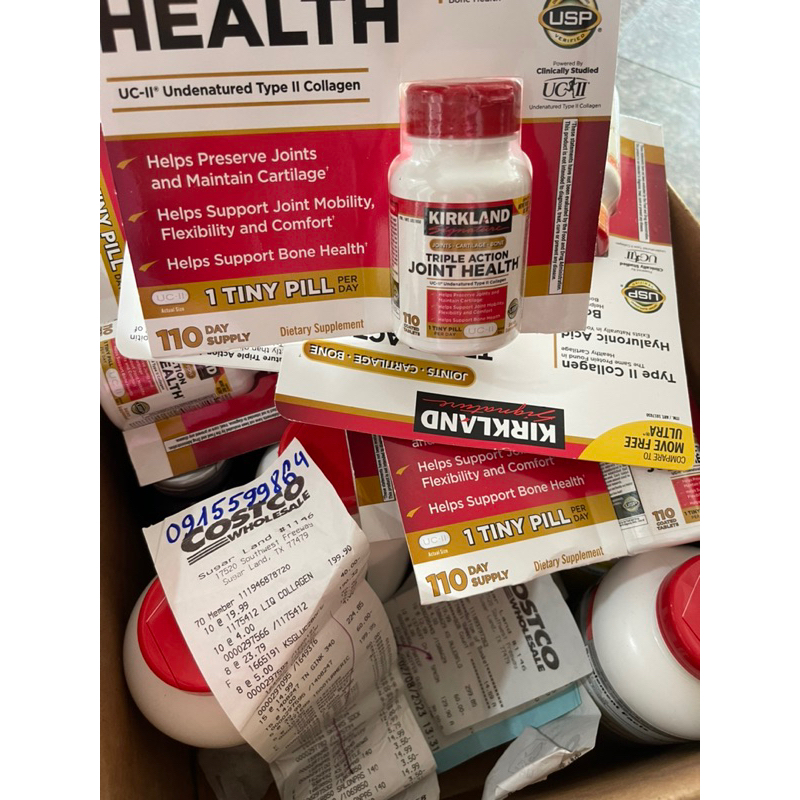 Viên uống hỗ trợ xương khớp Kirkland Signature Triple Action Joint Health - Hộp 110 viên