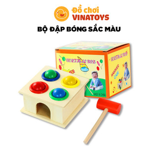 Đồ chơi cho bé bộ đập bóng búa gỗ Đồ chơi thông minh VINATOYS