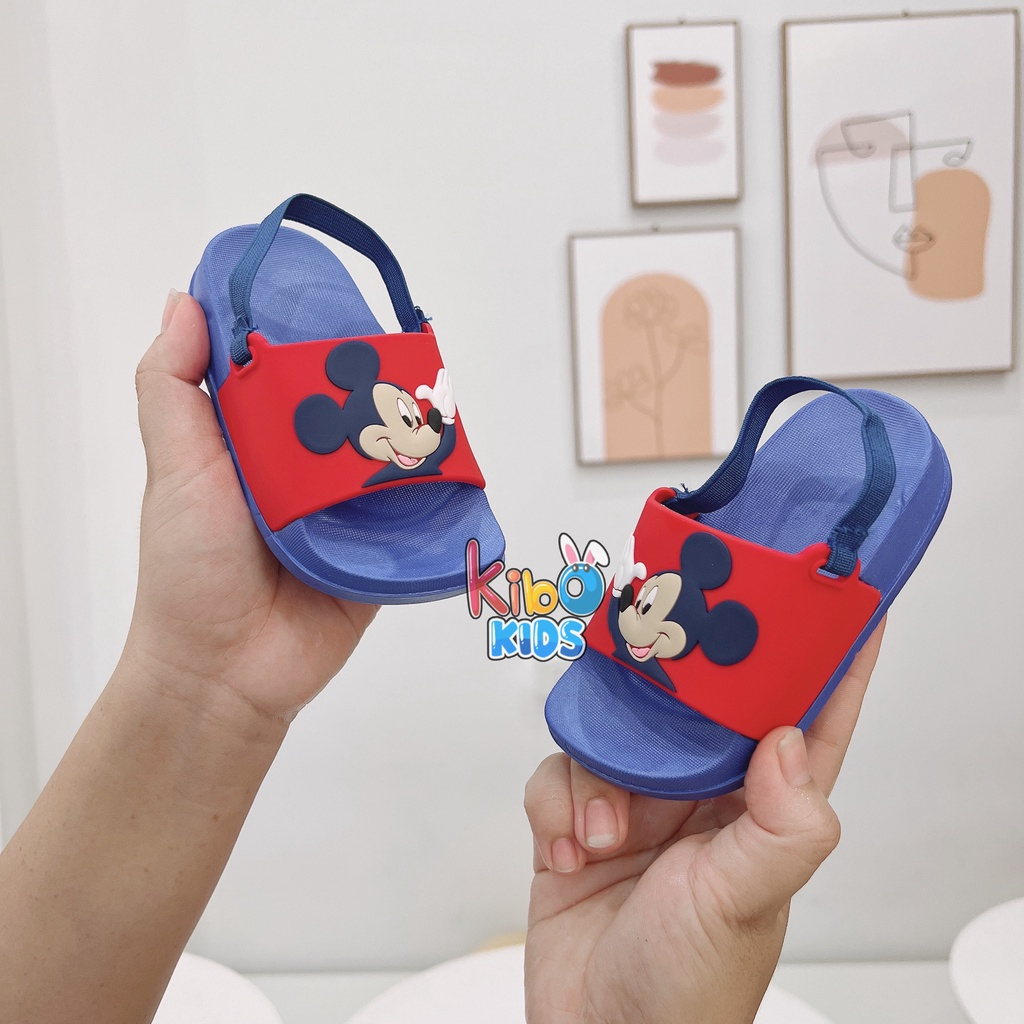 Dép lê có quai siêu nhẹ, siêu êm chống trơn trượt cho bé chân 12cm-15cm
