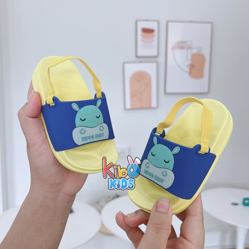 Dép lê có quai siêu nhẹ, siêu êm chống trơn trượt cho bé chân 12cm-15cm
