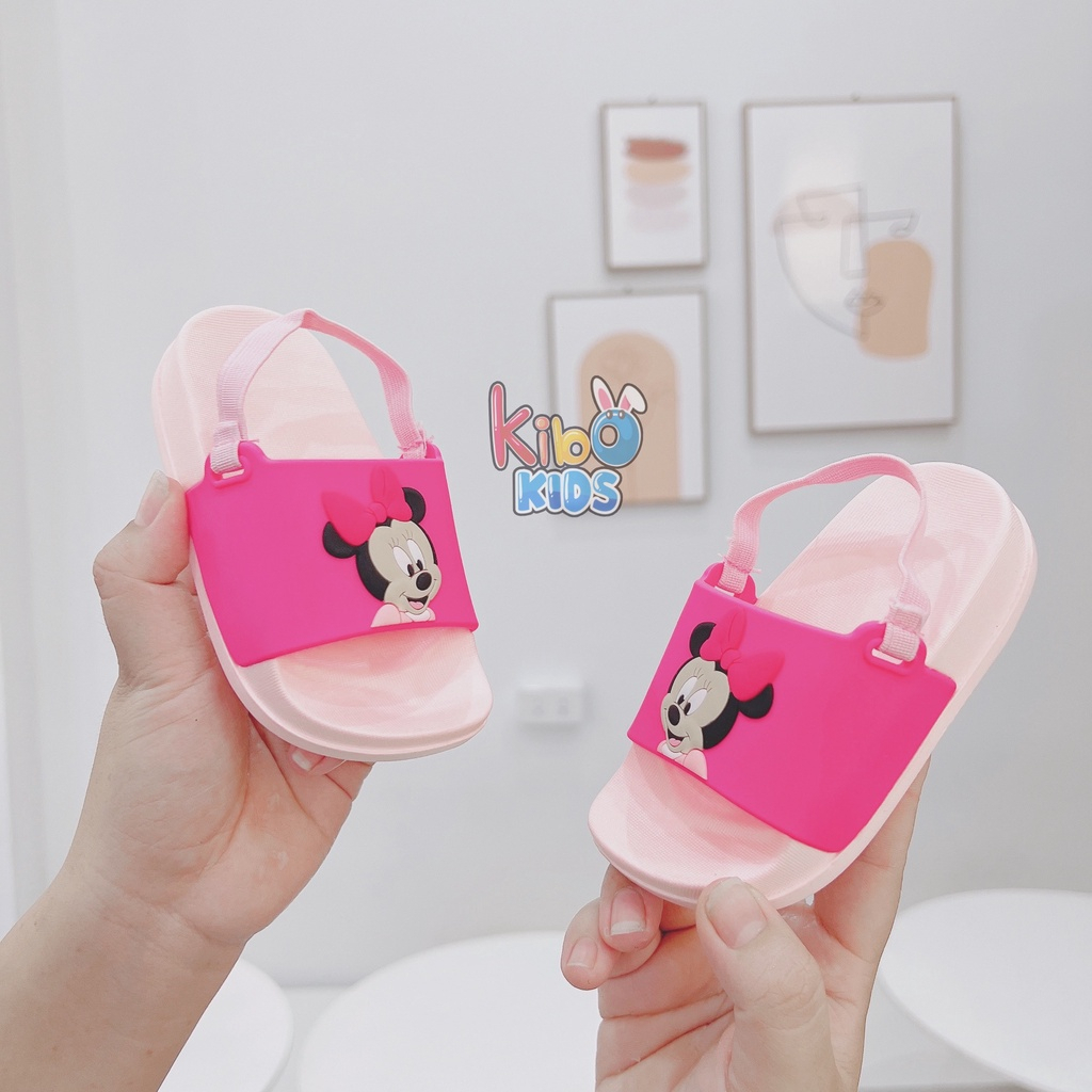 Dép lê có quai siêu nhẹ, siêu êm chống trơn trượt cho bé chân 12cm-15cm