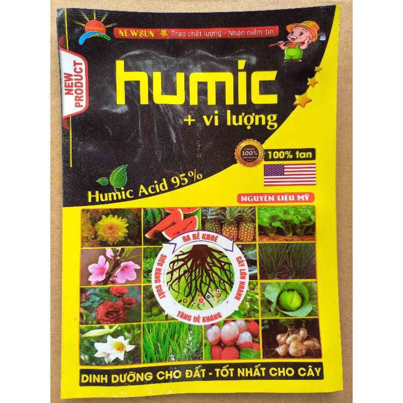 HUMIC VI LƯỢNG NGUYÊN LIỆU MỸ GÓI 100G RA RỄ CỰC MẠNH