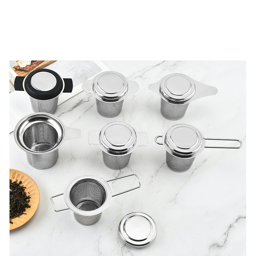 Dụng cụ lọc trà inox có tai cao cấp - HVL TEA