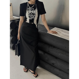 Áo thun croptop họa tiết chữ lạ mắt QCL1 LuciK Shop AT0014