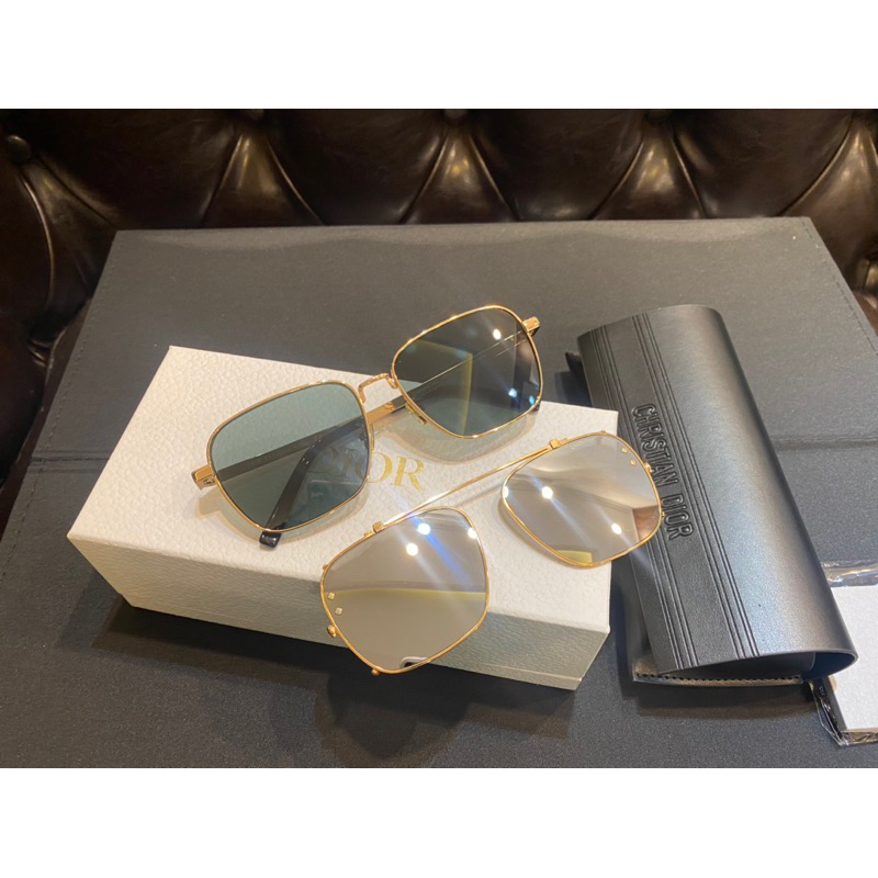 Kính mắt CD 2in1 tặng kèm clipon mắt gương Fullbox cao cấp