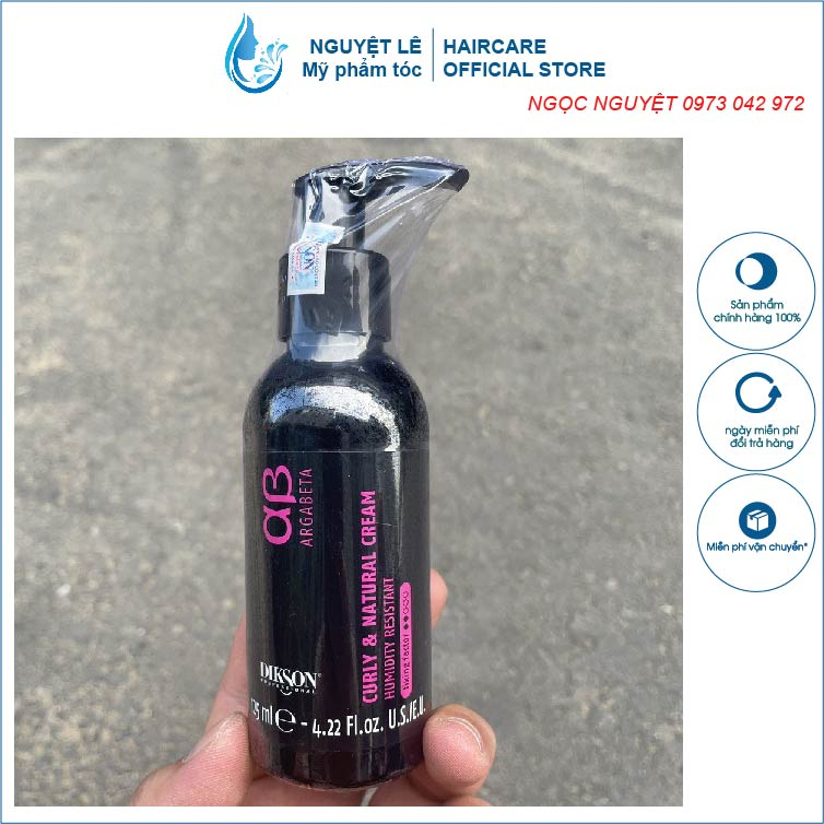 Kem xả khô dành cho tóc xoăn 125ml Dikson Beauty Cream For Curly Hair - chính hãng