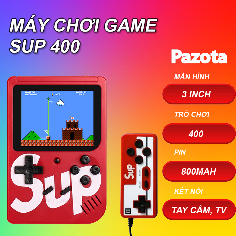 Máy chơi game Sup 400 trò chơi cổ điển 2 người chơi kết nối TV