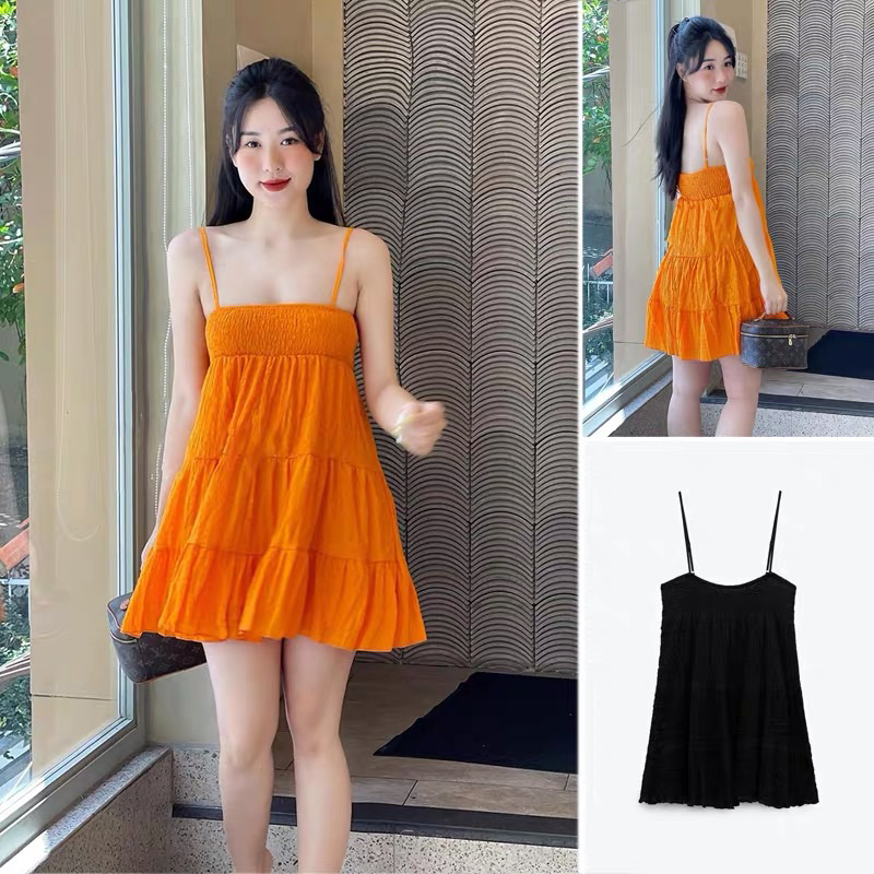 Đầm zara hai dây TQXK