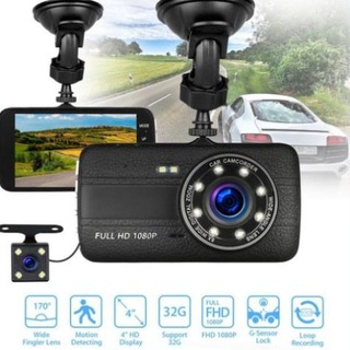 Camera hành trình chính hãng ONTEK S14 - 2 mắt camera ghi hình trước sau 1080P
