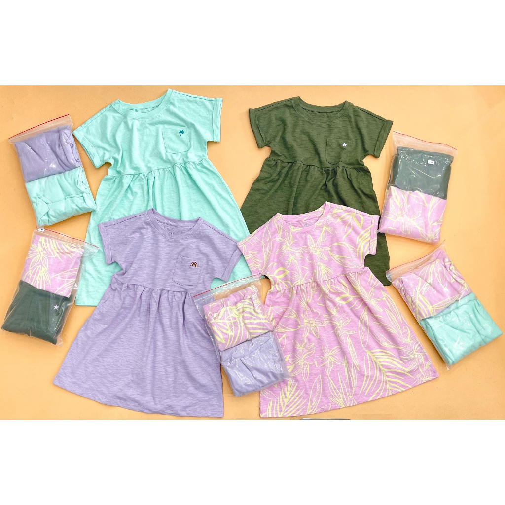 Đầm Baybydoll Bé Gái GAP Cambodia xuất xịn size từ 4/5 tuổi đến 12 tuổi