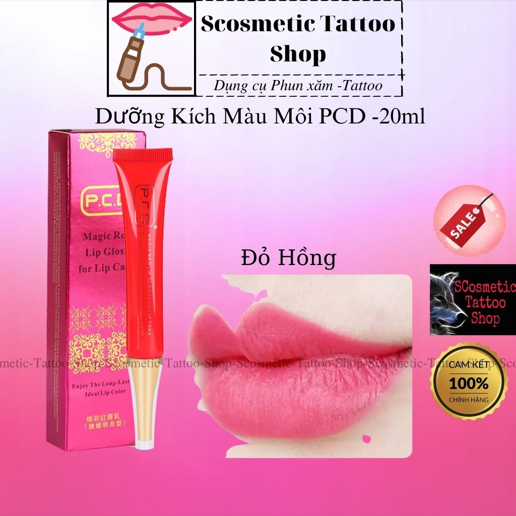 Dưỡng kích màu môi Pcd chuyên dùng phun môi - Chính hãng