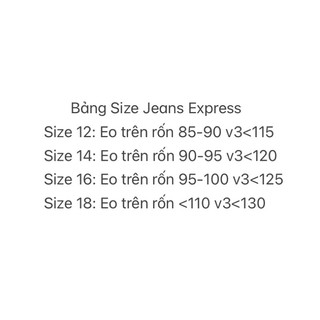 Quần Jeans Ngố Express Mã 5 Bigsize