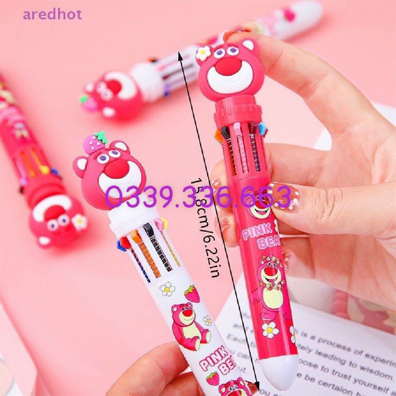 Bút 10 ngòi dễ thương nhiều mẫu