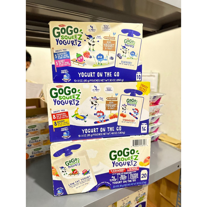 SỮA CHUA  GOGO SQUEEZ MỸ CHO BÉ