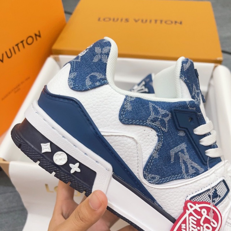 GIÀY L’V XANH BÒ NAVY 2023 LAI AU SC