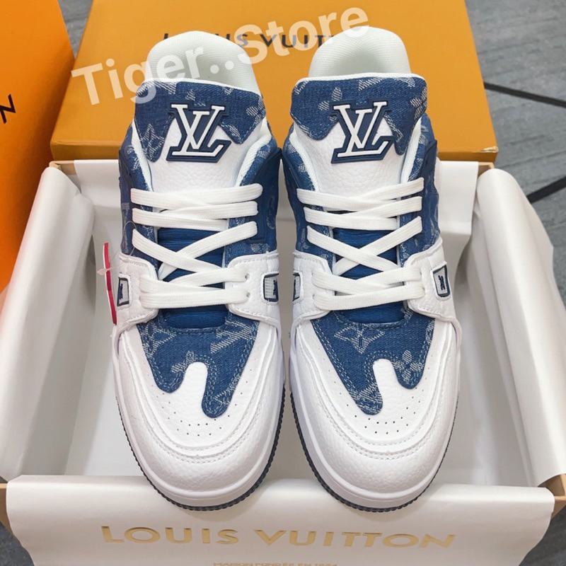 GIÀY L’V XANH BÒ NAVY 2023 LAI AU SC