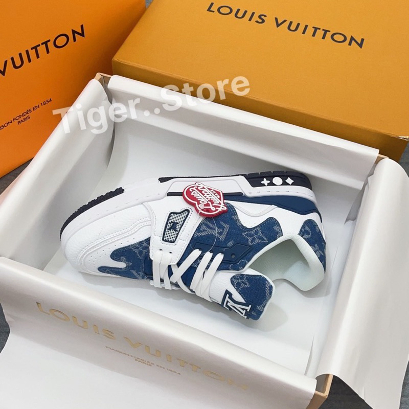 GIÀY L’V XANH BÒ NAVY 2023 LAI AU SC