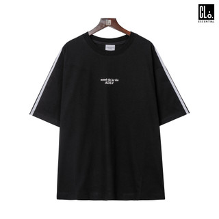 Áo thun adlv basic track t-shirt - black