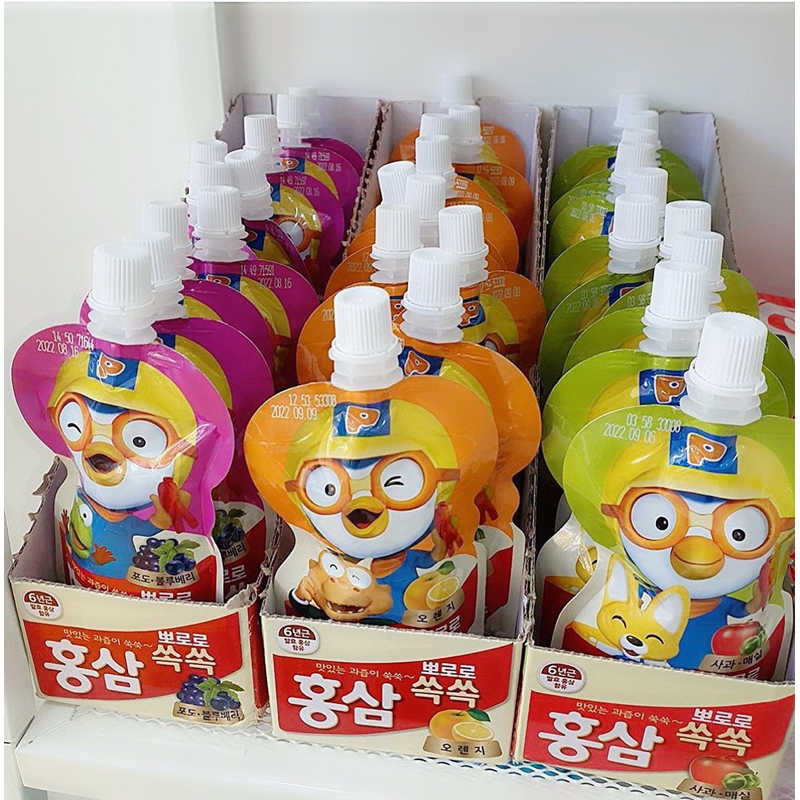 Nước hồng sâm PORORO PALDO HÀN QUỐC cho bé