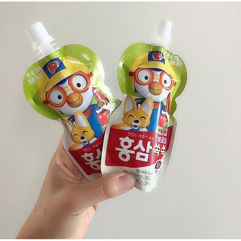 Nước hồng sâm PORORO PALDO HÀN QUỐC cho bé