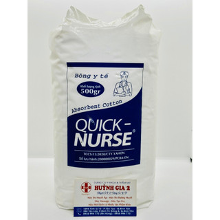 Bông gòn y tế Quick-Nurse 500g - 1KG CHÍNH HÃNG
