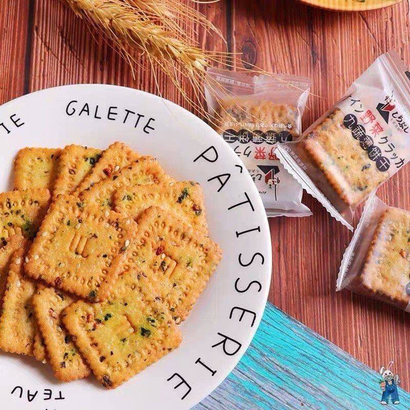Bánh quy ăn kiêng 9 loại rau củ vị gà/ phô mai/ thịt nướng Wingoo Hongkong - 328g, ăn vặt ngon rẻ TaNo