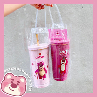 (Sẵn HCM - Hỏa tốc) Túi Nhựa Trong Suốt Đựng Ly/ Bình Giữ Nhiệt Cao Cấp Chắc Chắn