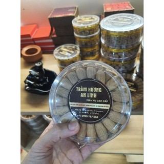 Nụ trầm hương cao cấp hoa sen khói thác ngược, 1 hộp 62 nụ, thơm trầm, tẩy uế, trừ tà, xua đuổi con trùng...