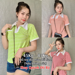 Áo Thun Nữ Mặc Nhà Anquachi Đẹp Thun Gân Co Giãn Dễ Thương Hottrend Cute S148