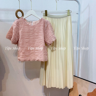 Áo phông kiểu voan dập xốp