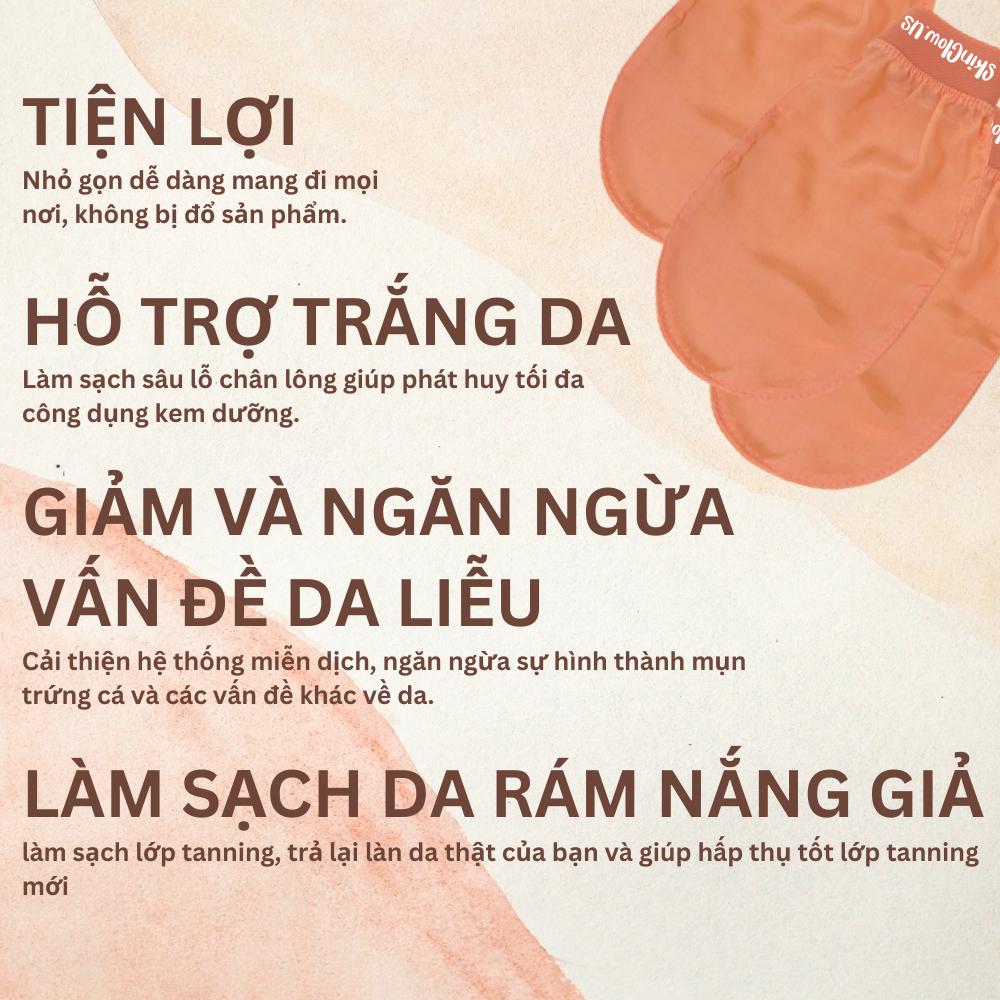 Găng Tay Tẩy Tế Bào Chết Cao Cấp