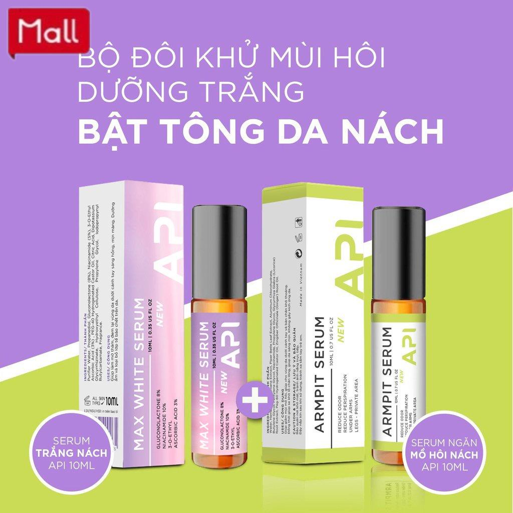 Son nách API, lăn khử mùi hôi nách API, Serum khử mùi ngăn tiết mồ hôi 72h