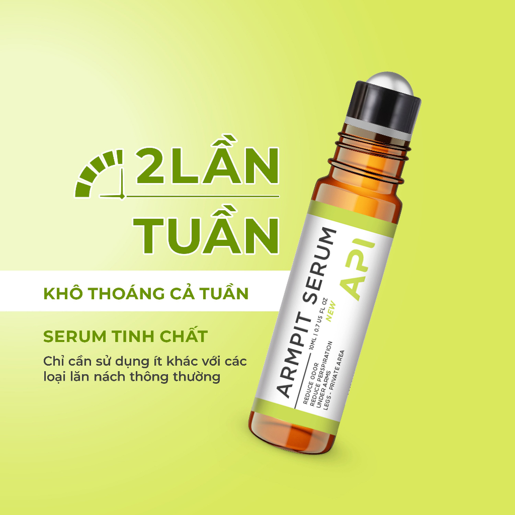 Son nách API, lăn khử mùi hôi nách API, Serum khử mùi ngăn tiết mồ hôi 72h | BigBuy360 - bigbuy360.vn