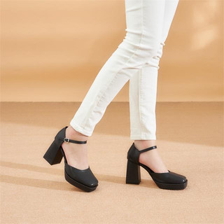 Giày sandal cao gót nữ đế nhọn 7-9 phân quai mảnh màu đen trắng hot 2022