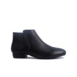 HCM - Giày Boot Hạnh Dung Dây Kéo Bên Hông HD2522AG ( Màu Đen )