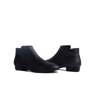 HCM - Giày Boot Hạnh Dung Dây Kéo Bên Hông HD2522AG ( Màu Đen )