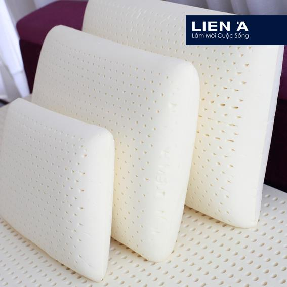 Gối 100% cao su thiên nhiên Oval Liên Á - Mang đến giấc ngủ thoáng mát