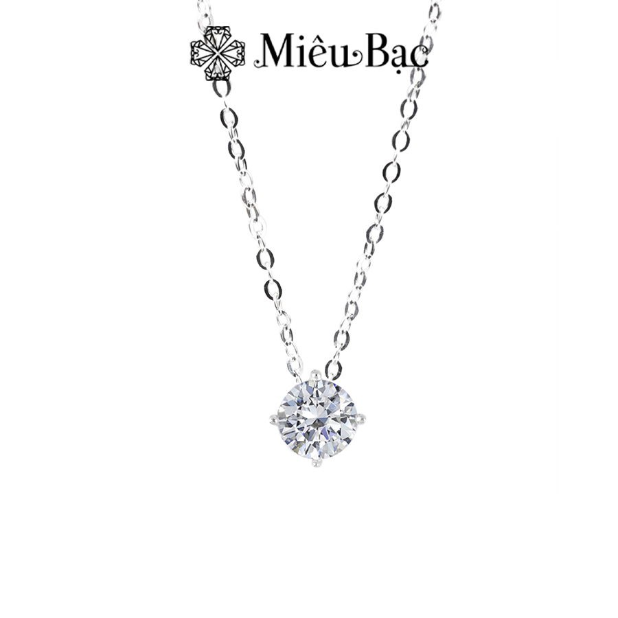 Dây chuyền bạc nữ Miêu Bạc tinh tú trắng đinh đá sang chảnh chất liệu bạc s925 phụ kiện thời trang nữ MD21