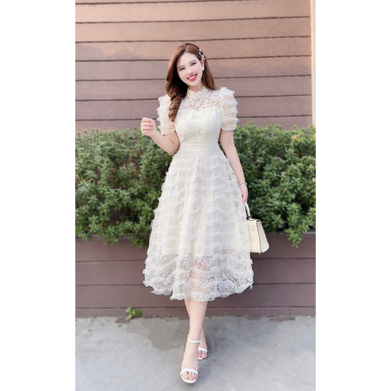 Váy ren xé cao cấp