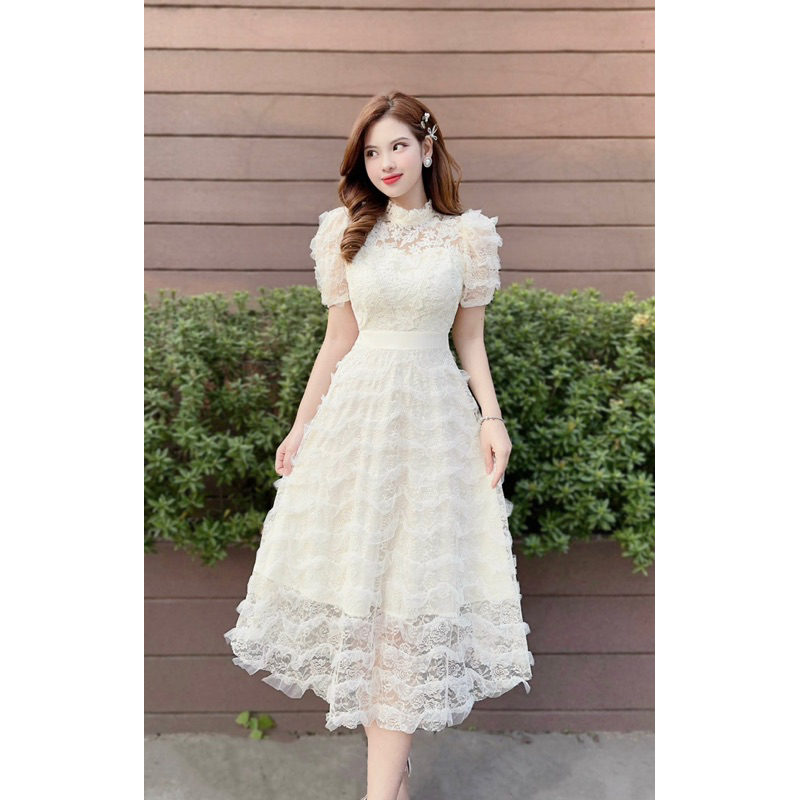 Váy ren xé cao cấp