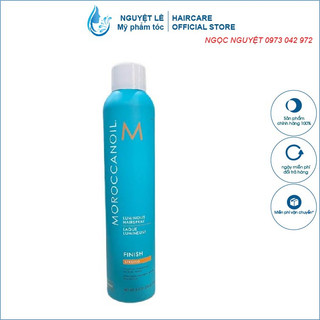 Gôm xịt tạo kiểu tóc giữ nếp linh hoạt Moroccanoil Finish Luminous 330ml - chính hãng