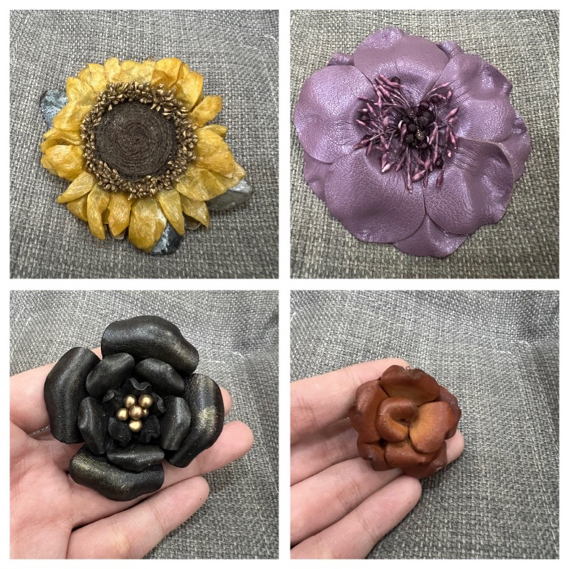 Thanh lý cài áo bằng da thật