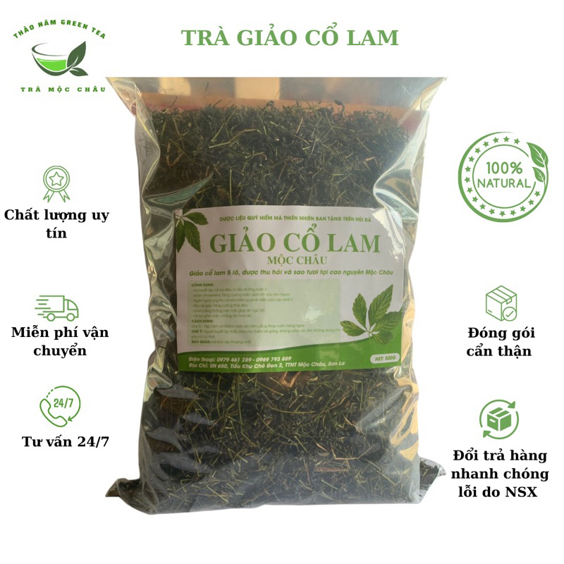 Trà Giảo Cổ Lam Mộc Châu 1kg Trà Giảo Cổ Lam Đặc Sản Mộc Châu