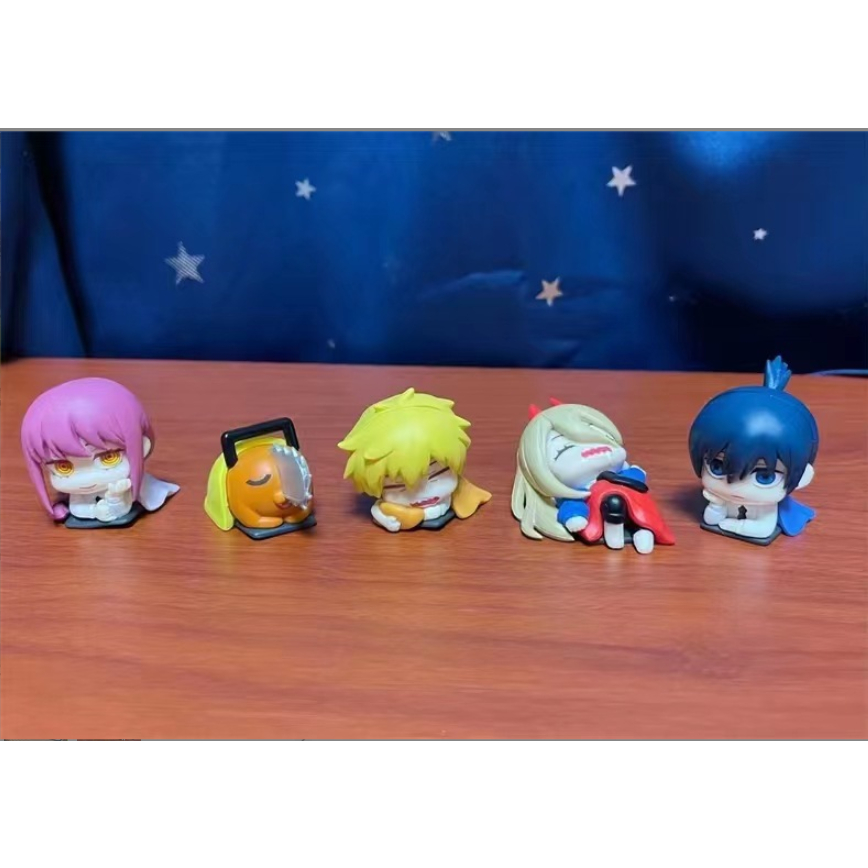 Mô hình bán lẻ bộ 6 nhân vật Chainsaw Man Denji - Makima- Pochita - Aki - Power