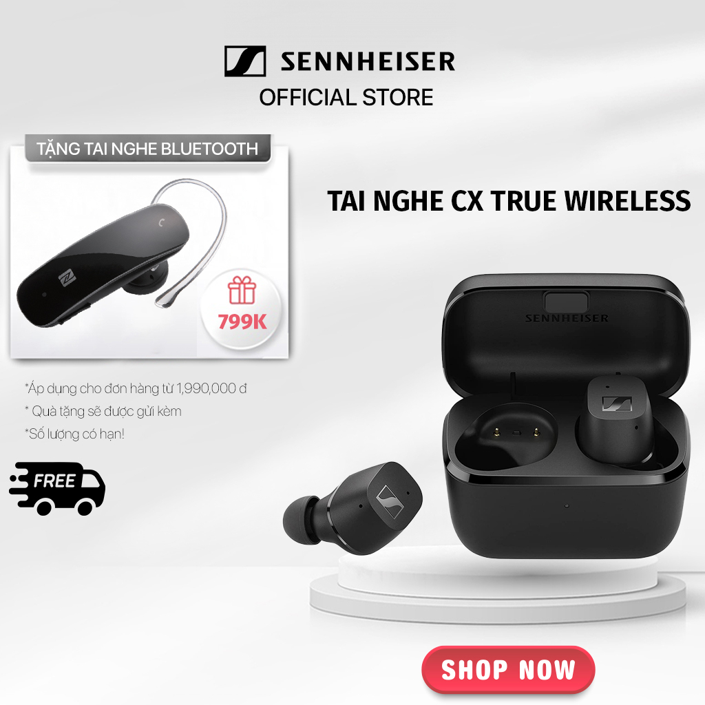Tai nghe bluetooth SENNHEISER CX True Wireless không dây - bảo hành 2 năm